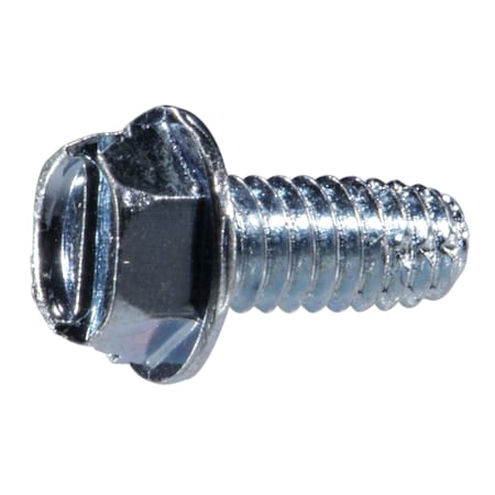 Midwest Fastener Sheet Metal Screw, #8 x 3/8 in, Zinc Plated Steel Flange Hex Head 35 PK 931723